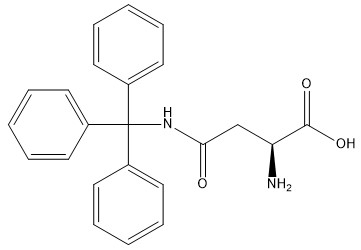 Derivados de aminoácidos H-Asn(Trt)-OH CAS.132388-58-0 Pureza 98% Pó branco C19H18N2O5