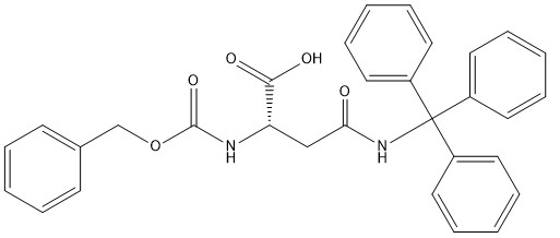 Derivados de aminoácidos Z-Asn(Trt)-OH CAS No. 132388-57-9 Pureza 98% C31H28N2O5