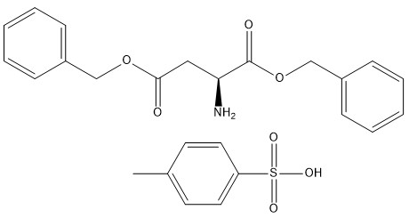 98% CAS 2886-33-1 H-Asp(OBzl)-OBzl·Tos Derivados de Aminoácido Pó Marrom Pálido C25H27NO7S