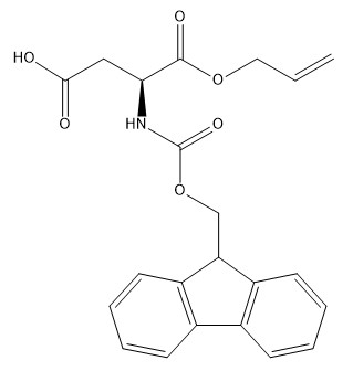 Purity 98% Amino Acid Derivatives CAS No. 144120-53-6 Fmoc-Asp-OAll C22H21NO6 White Powder