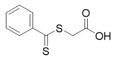 Reagente 2 ((Phenylcarbonothioyl) thio) CAS No ácido acético da JANGADA. 942-91-6 laranja C9H8O2S2 a Brown a escuro - pó vermelho