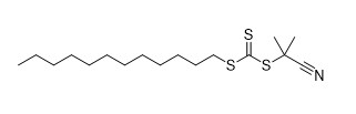 Propano CAS No do reagente 2-Cyano-2- da JANGADA [sulfanyl (do dodecylsulfanylthiocarbonyl)]. 870196-83-1 sólido C17H31NS3 amarelo