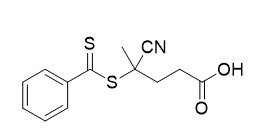 pó amarelo vermelho do roxo C13H13NO2S2 de CAS 201611-92-9 do ácido de 4-Cyano-4- (Phenylcarbonothioylthio) Pentanoic