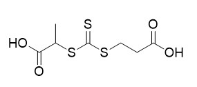 reagente ácido Thio CAS da JANGADA de 3 ((((1-Carboxyethyl) Thio) Carbonothioyl)) Propanoic 870451-09-5 C7H10O4S3