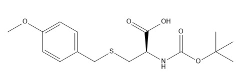 Derivados CAS 18942-46-6 Boc-Cys do ácido aminado de 98% (PMeOBzl) - pó branco do OH C16H23NO5S