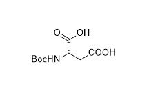 Boc-Asp-OH CAS No 13726-67-5 para a pureza branca 99% do pó dos derivados dos ácidos aminados