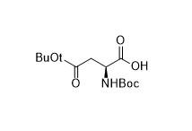 Boc-Asp (OtBu) - OH CAS No 1676-90-0 para a pureza branca 99% do pó dos derivados dos ácidos aminados