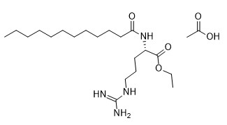 Acetato saudável dos aditivos de alimento N de CAS 92071-96-0 Alpha Lauroyl Arginine Ethyl Ester