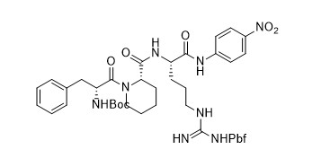 Polipeptídeos curtos Pale Yellow Powder da corrente da N-Boc-d-Phe-AlÁ-l-semente-Arg Pbf-4-Nitroaniline 97%