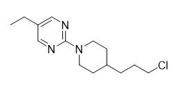 C14H22ClN3 Produtos químicos personalizados 267.80 2 4 3 Cloropropil piperidina 1 Yl 5 Etilpirimidina